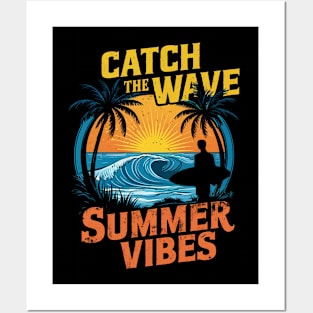 Catch the Wave summer Posters and Art